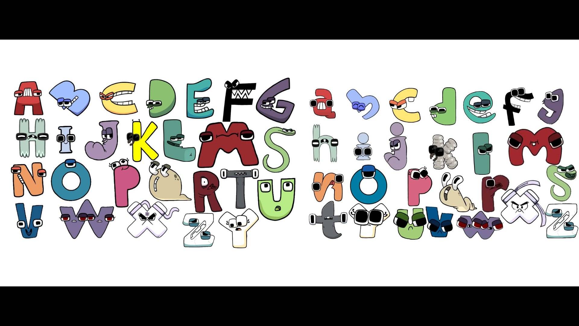 Complete Lowercase Letters Alphabetlore by ScribbleFENDEER on DeviantArt