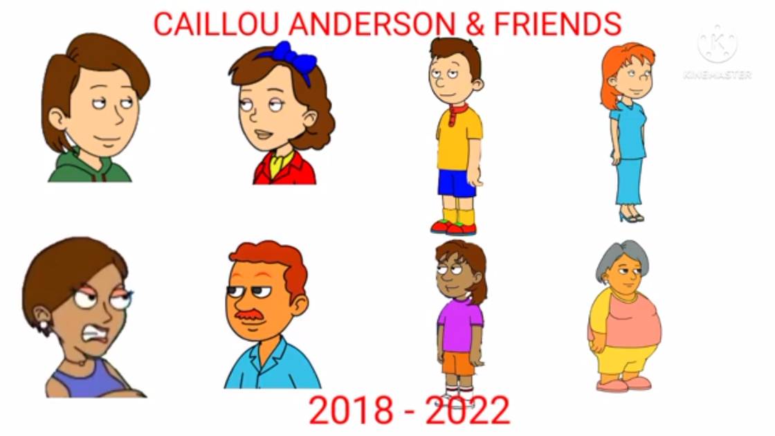 Caillou and Friends with Roblox Faces by J0J0999Ozman on DeviantArt