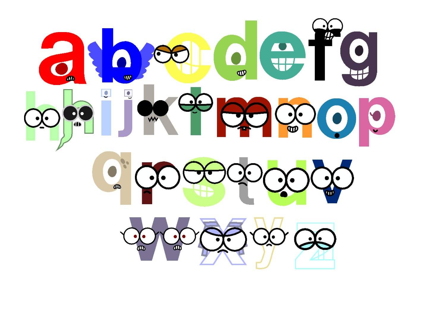 TVOkids Letters in The Alphabet Lore Colors : r/TVOKids