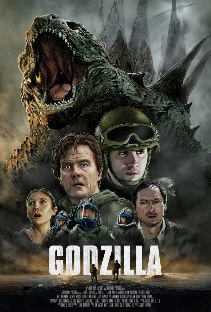 Godzilla 2014 poster