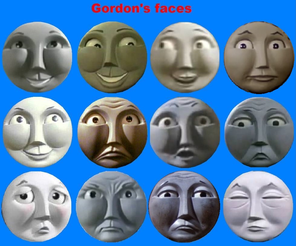 Gordon's faces by Patrickward13491 on DeviantArt