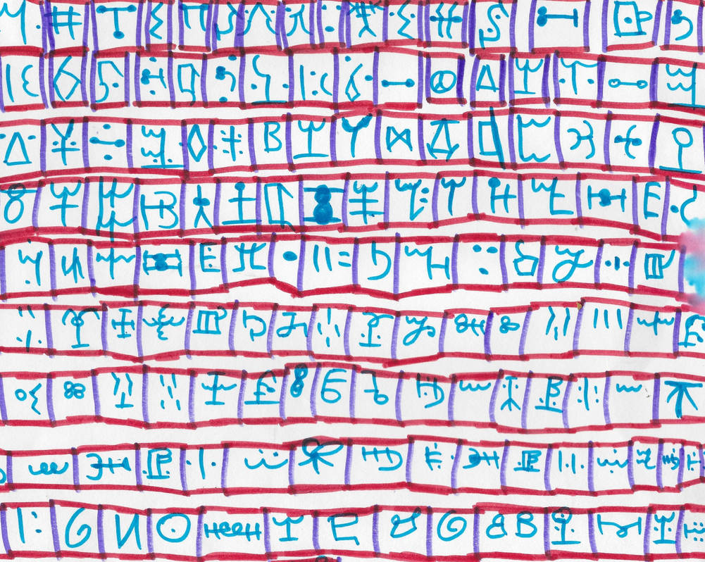 Calligraphy #5-Bamum Script by TaoTheKoraEnchanter on DeviantArt