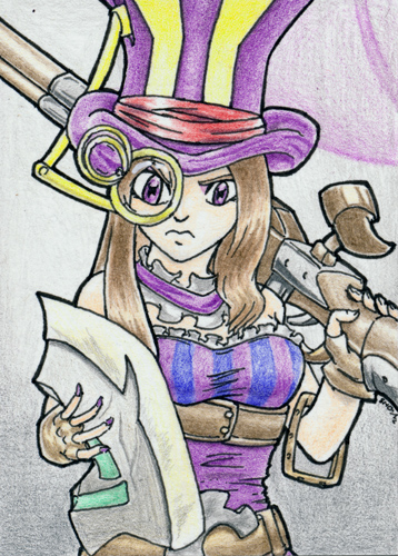 Caitlyn Sketch Card