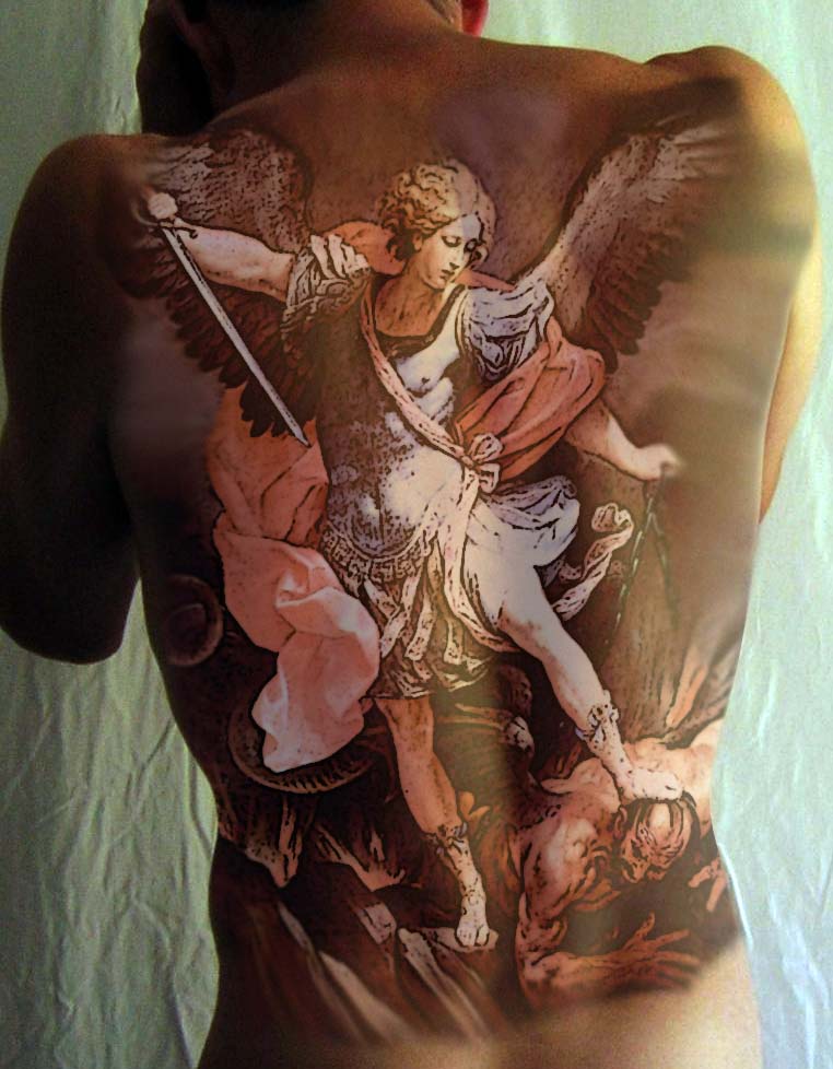 St. Michael Tattoo Design by aidan8500 on DeviantArt St. Michael Tattoo Design by aidan8500 on DeviantArt