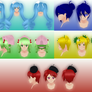 The Rainbow Six as club members Hair Edit