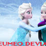 What if Coronation Elsa meet ice dress Elsa