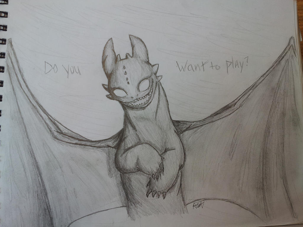 creepy toothless by mychemicalpandabear9 on DeviantArt