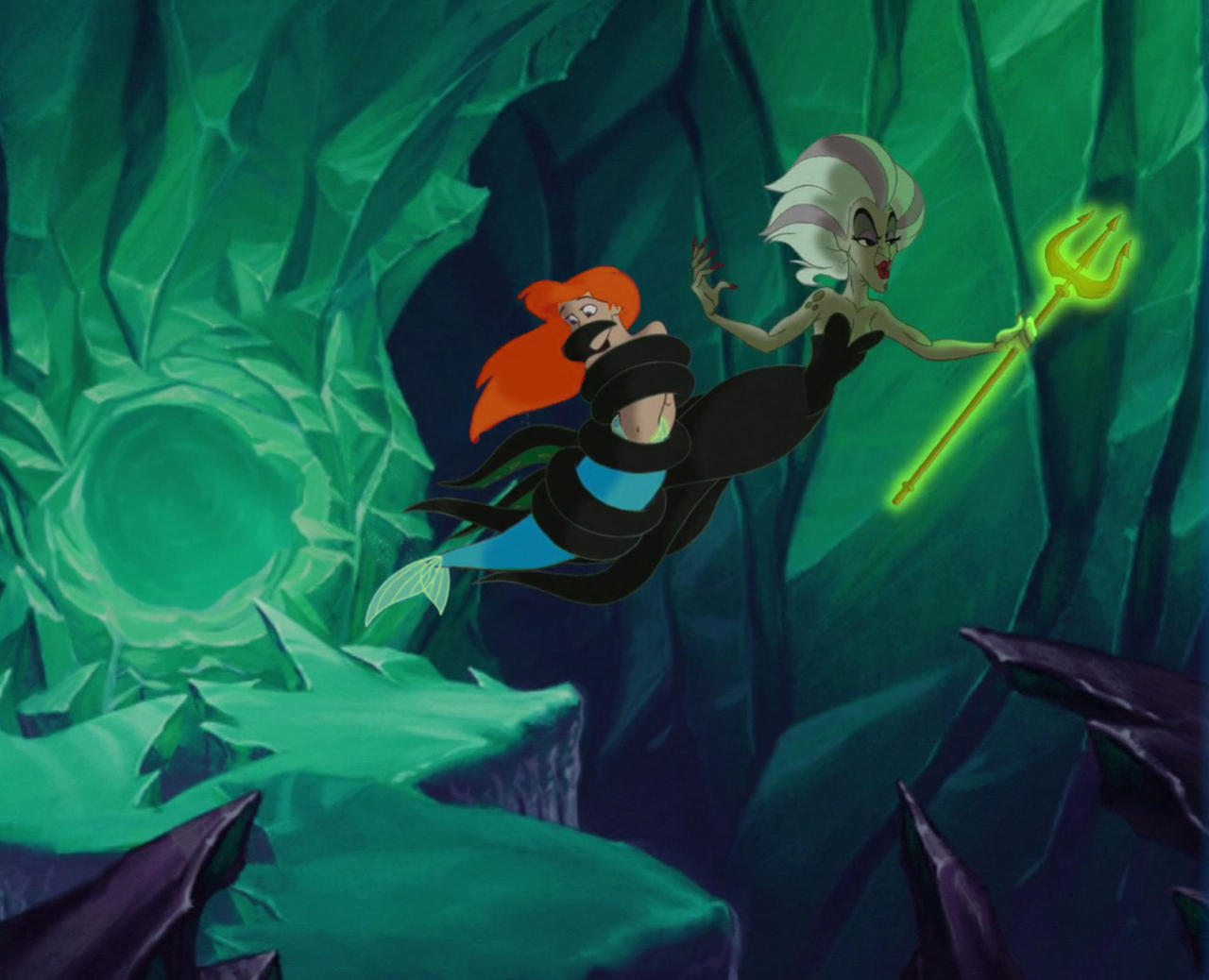 Bloom as Ariel Captured By Morgana by VioletEden on DeviantArt