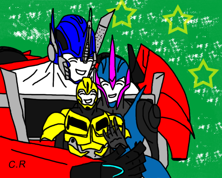 TF Prime Christmas from the Prime family by celtakerthebest on