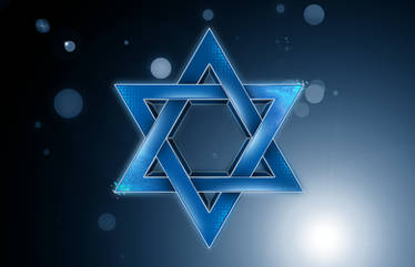 Star of David (Magen David) with background.