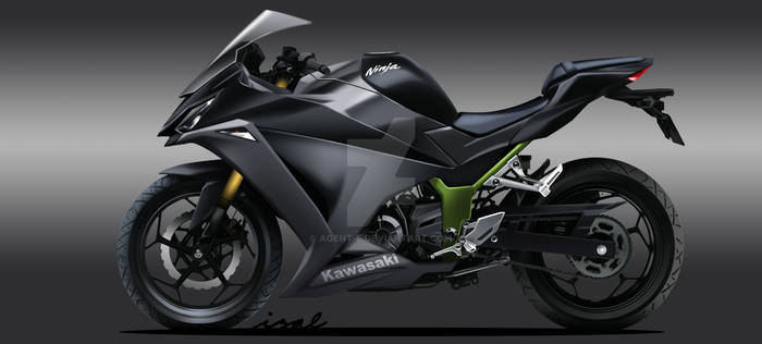 Kawasaki Ninja ZX250R/ZX3R Concept sketch