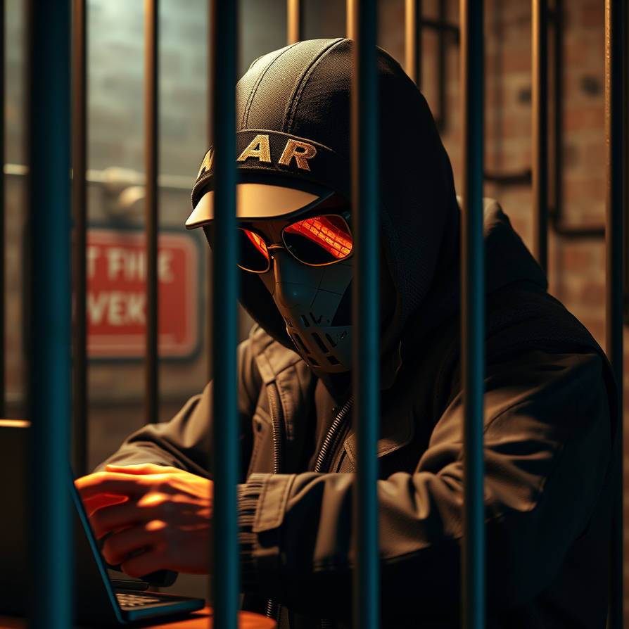 Ed Hacker Hacker in jail by Pistolerioasintado on DeviantArt