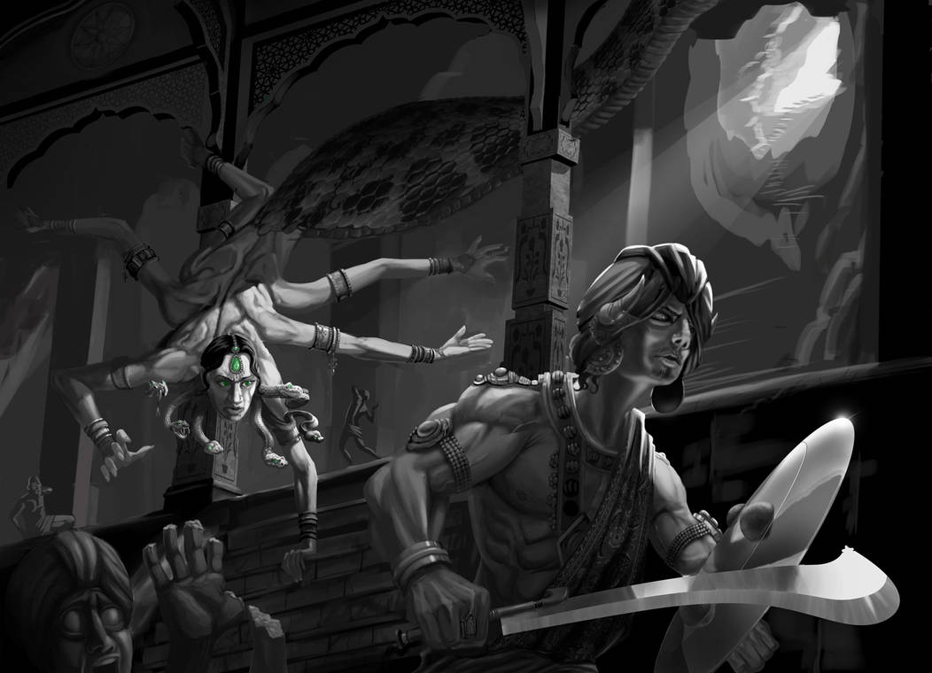 Perseus And Medusa by McGillustrator