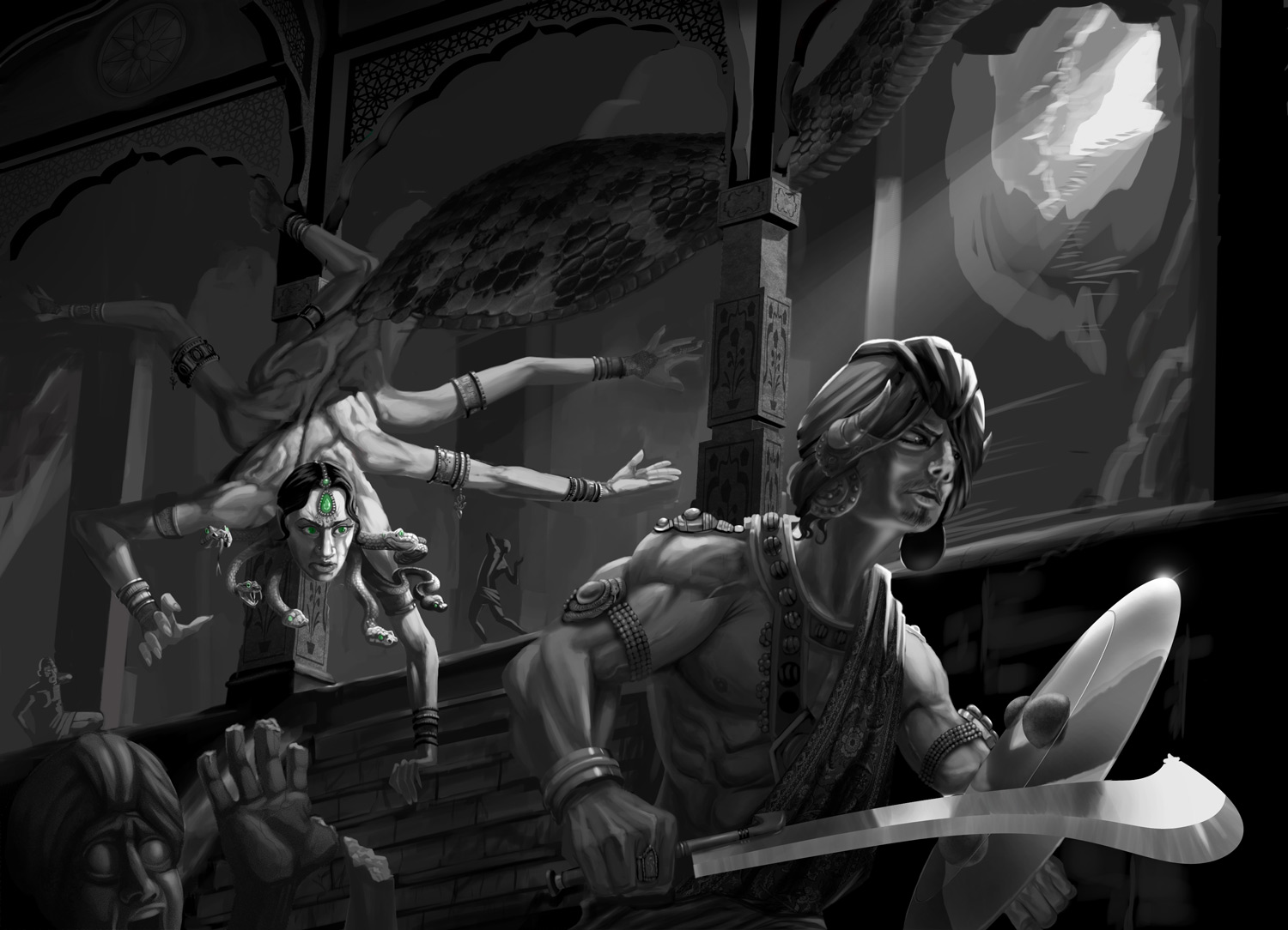 Perseus And Medusa by McGillustrator