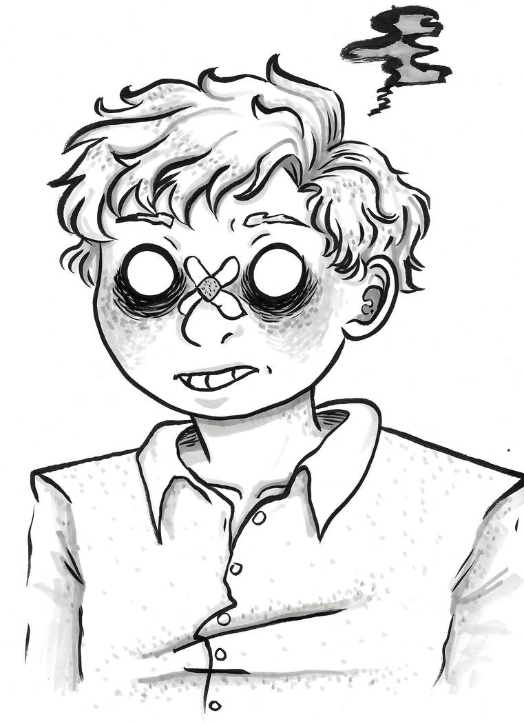 Band-aid Face by PsychoFuzz on DeviantArt