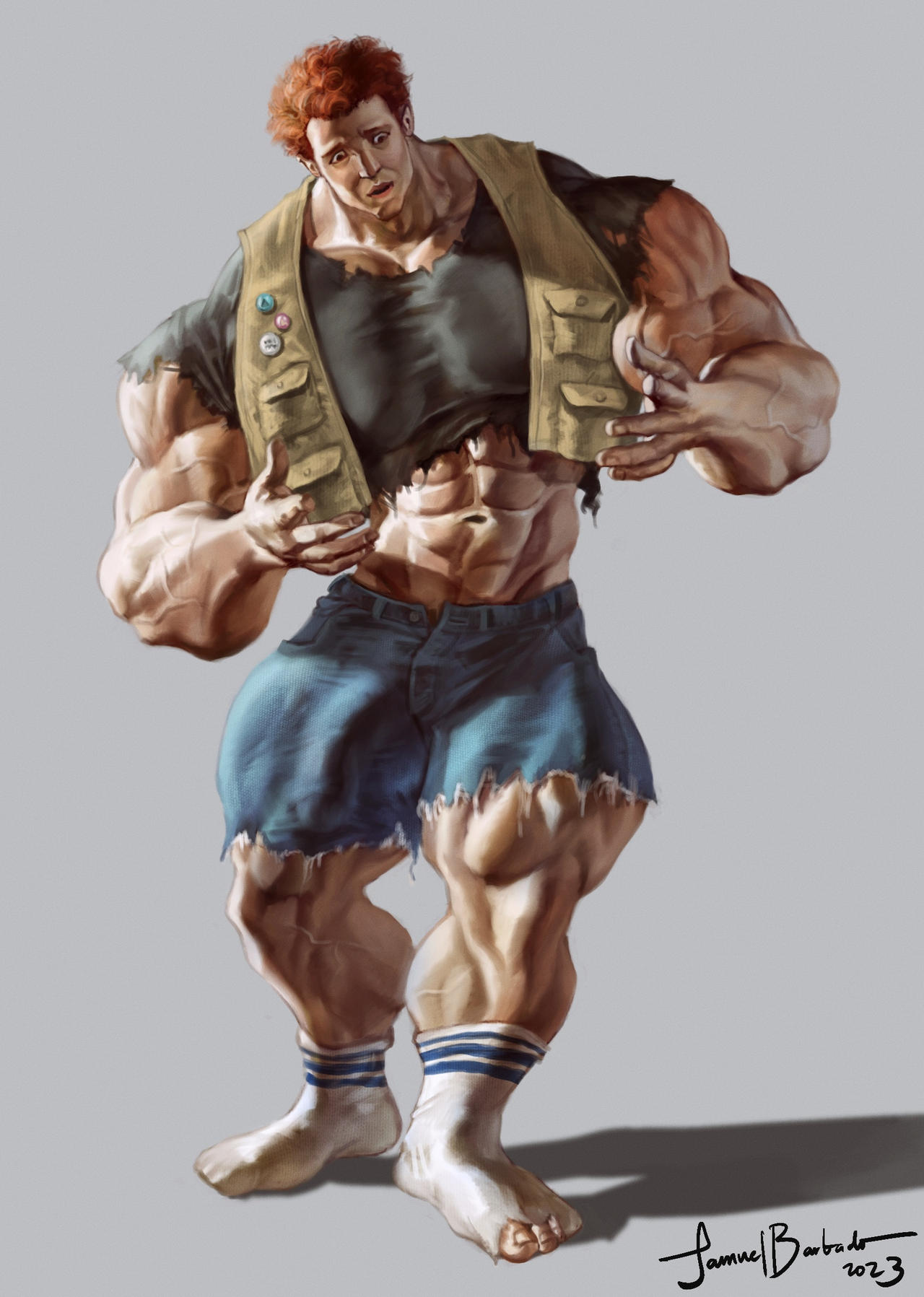 Buff Megamind Hal Stewart from Megamind by SamuelBarbado on DeviantArt