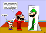 Luigi in Super Mario 64