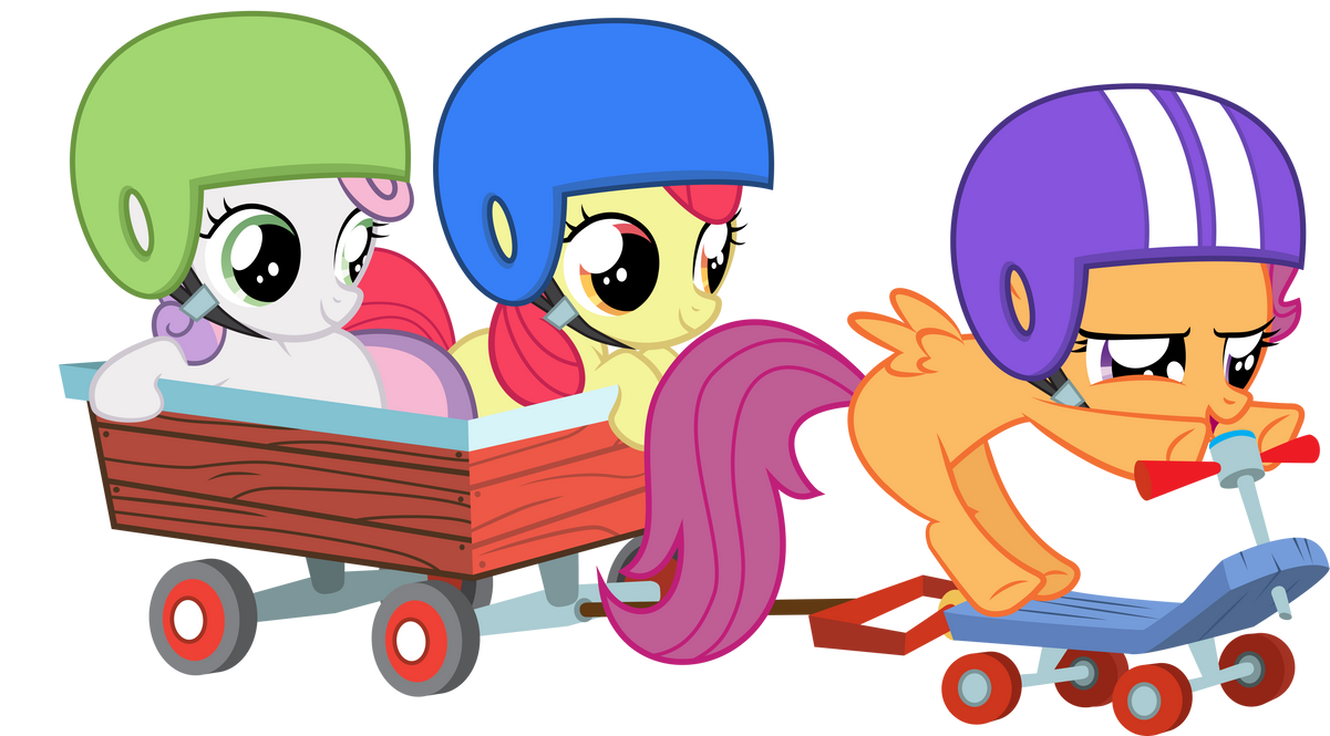 Cutie Mark Crusaders on a Mission by GoblinEngineer
