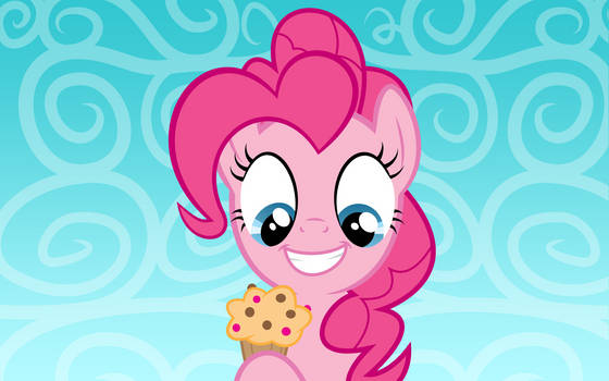 Pinkie - Cupcake Wallpaper - Light Version