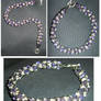 Purple Crystal Netted Bracelet