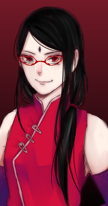 Uchiha Princess #uchihasarada #saradauchiha #sarada #uchiha #fanart