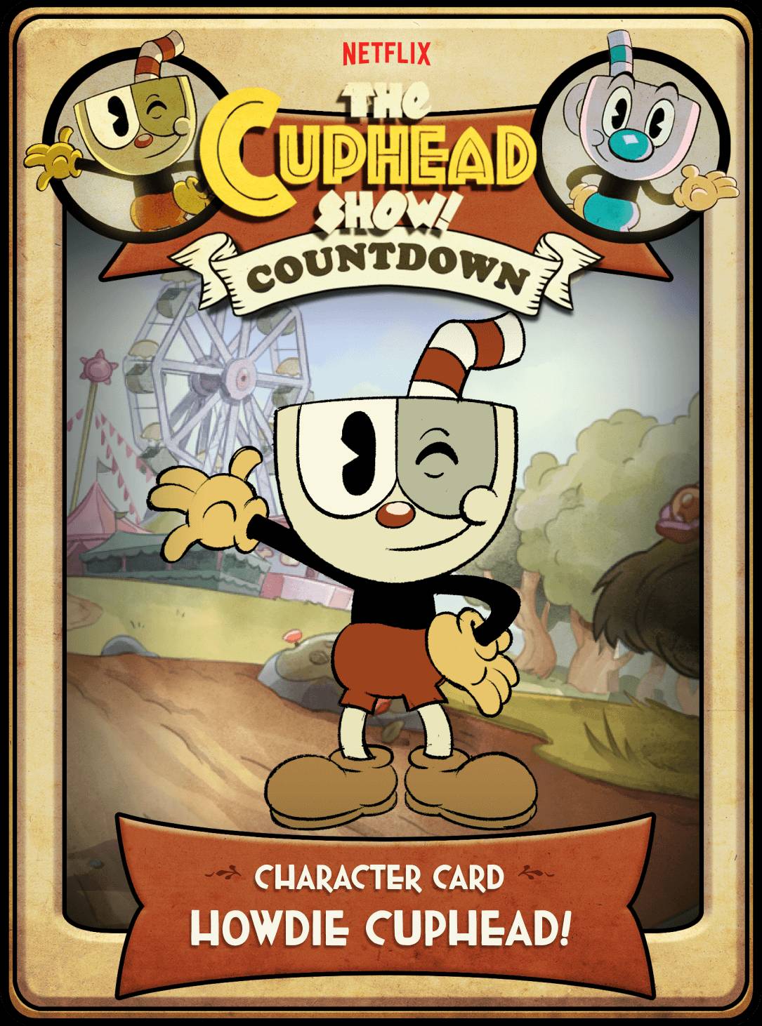 Cuphead Show Characters' Posters, Cuphead Show