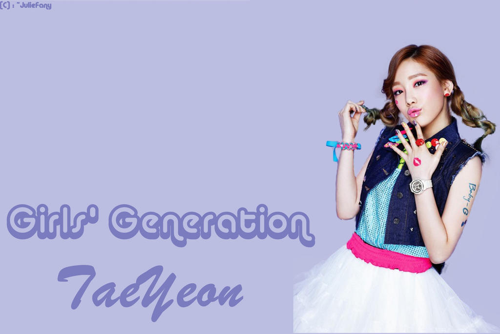 Girls' Generation TaeYeon Wallpaper by JulieFany on DeviantArt