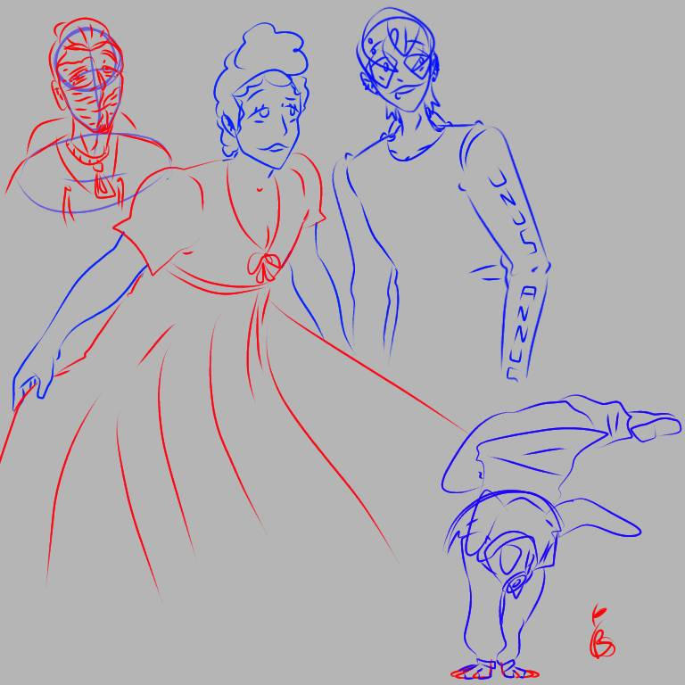 Rejected Characters Doodle of my Reject Characters by Silentlyconfusedweeb on DeviantArt