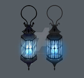 Ghosts Lantern - Design Art