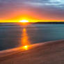 Sunset at Isola Verde beach