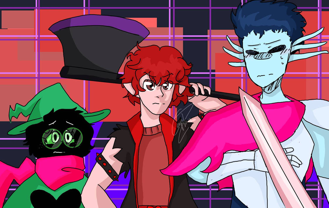 Delta Rune Trio The Deltarune trio pt. 2 by coophza on DeviantArt