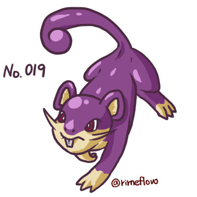 No.019 Rattata by FenrirLupinus on DeviantArt