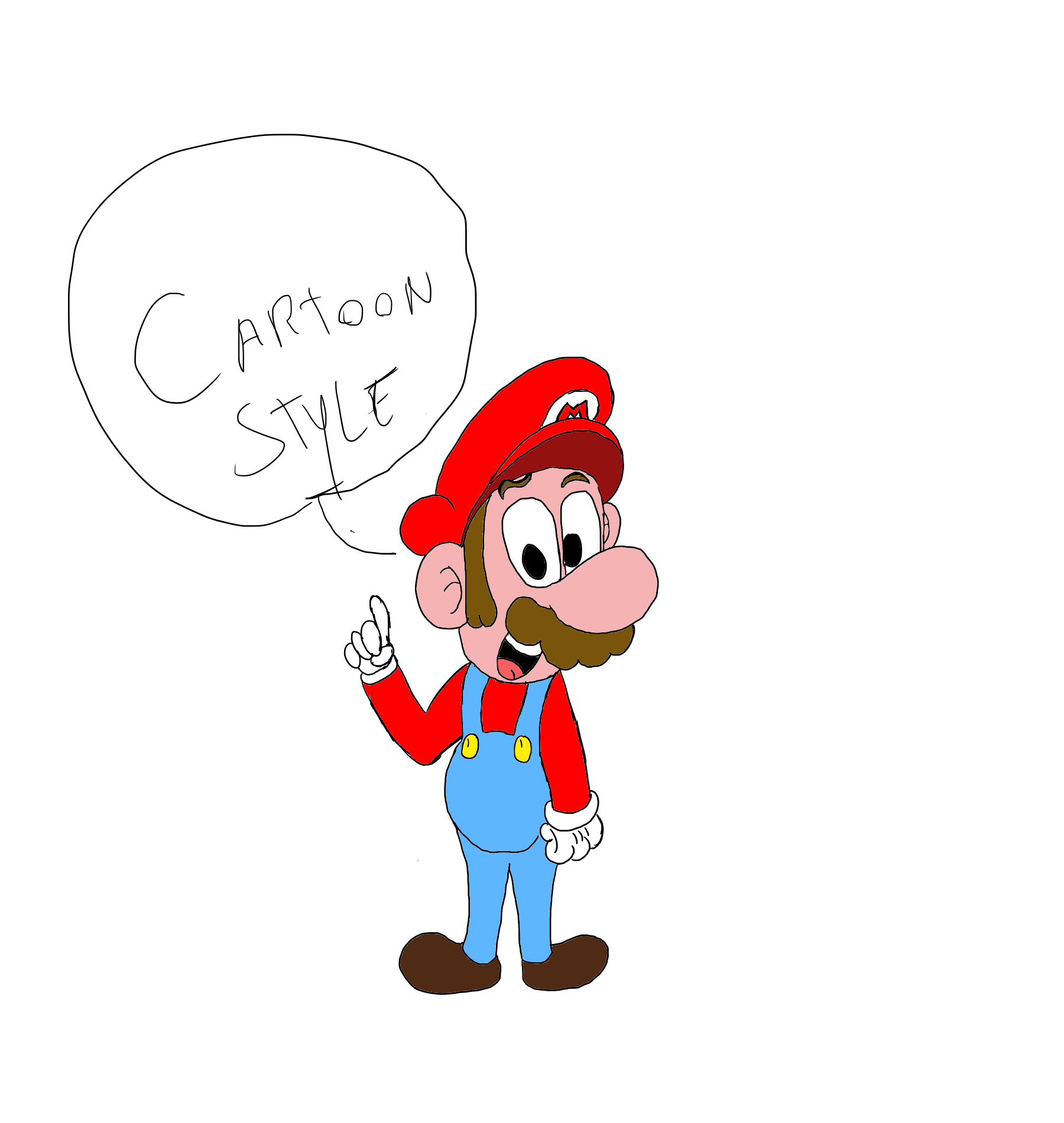 Mario Cartoon Deviantart MARIO:Cartoon Style by thegameofminecraf on DeviantArt