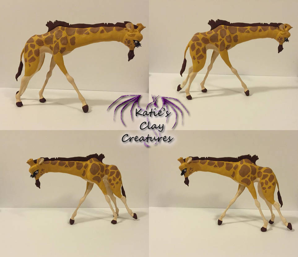 Lion King Giraffe Sculpture by KatiesClayCreatures on DeviantArt