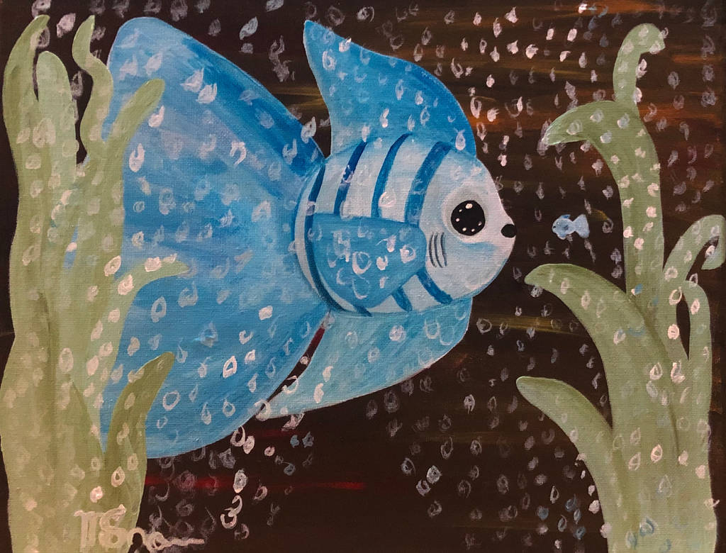 Two Fish, Blue Fish by snowb1rd on DeviantArt