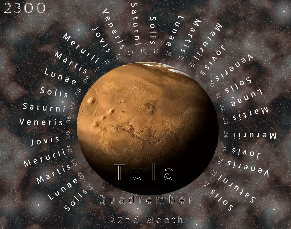 Mars Calendar School Project by scribblepixel on DeviantArt