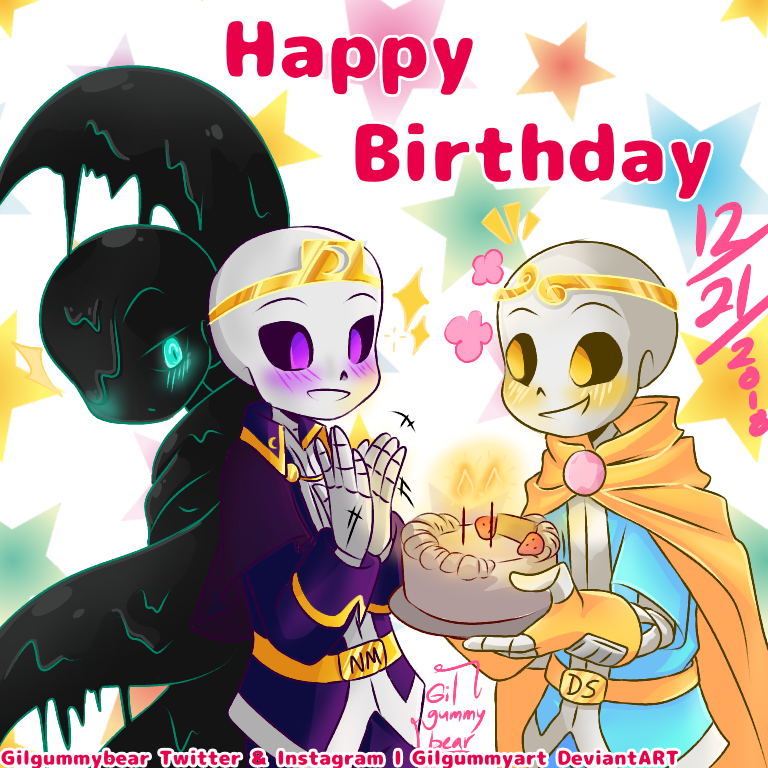 Happy Birthday Dream and Nightmare by GilGummyArt on DeviantArt