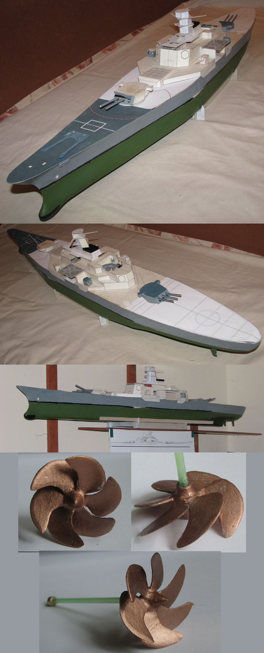 USS Montana progres