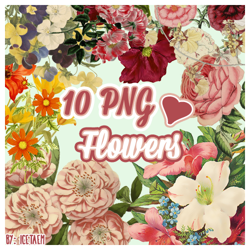 FlowersVintage PNG #1