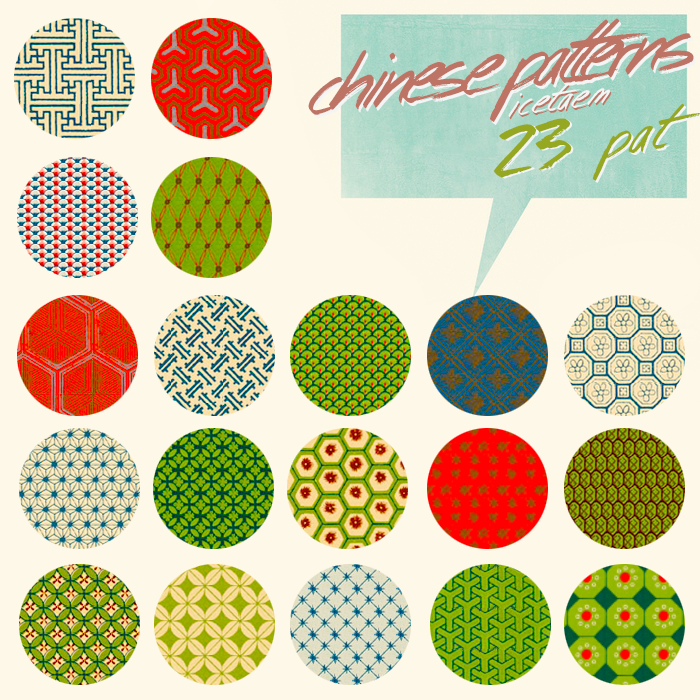 Chinese Patterns by Icetaem