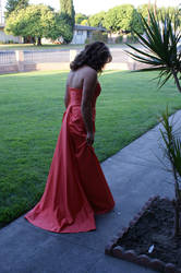 orange-red dress stock4