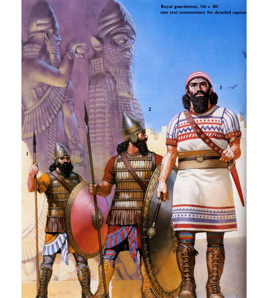 assyrian warriors