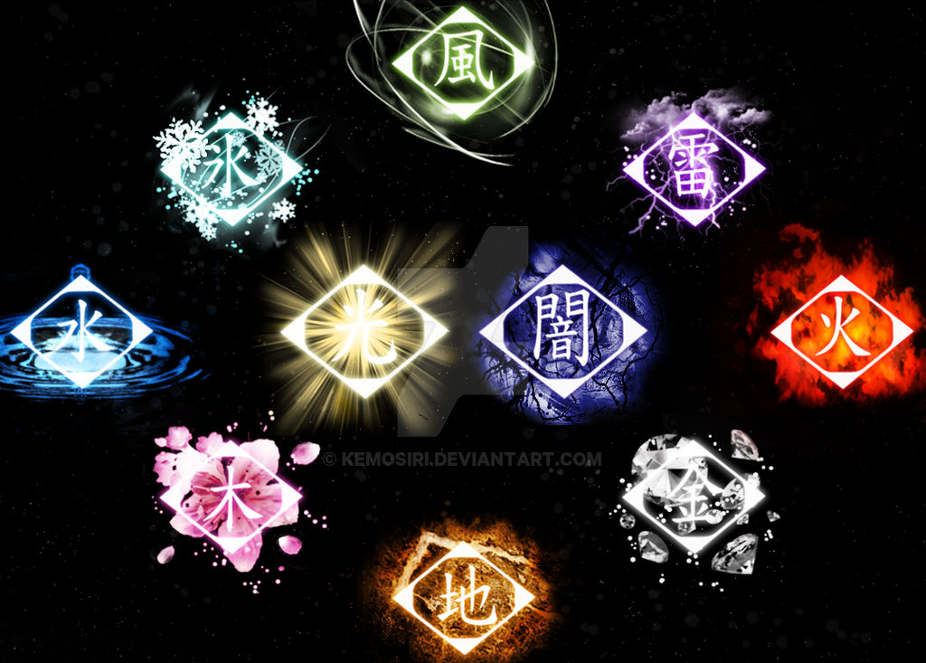 Elemental Sign Wheel Elemental Wheel v.2 by Kemosiri on DeviantArt