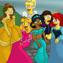 Simpsonized Disney Princesses