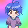 Kawaii Blue Haired Girl