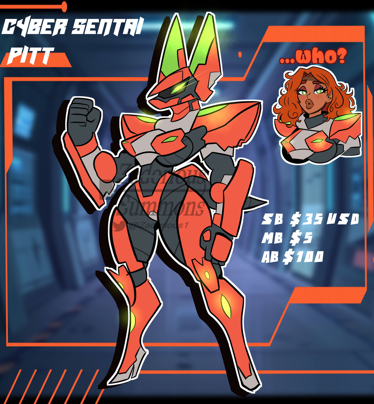 CyberSentai Hero Pitt (CLOSED)