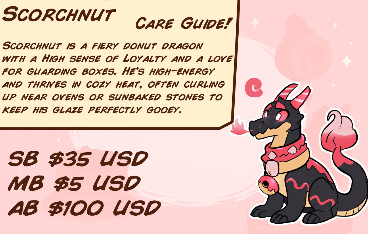 Dessert Dragon Companion Scorchnut (CLOSED)