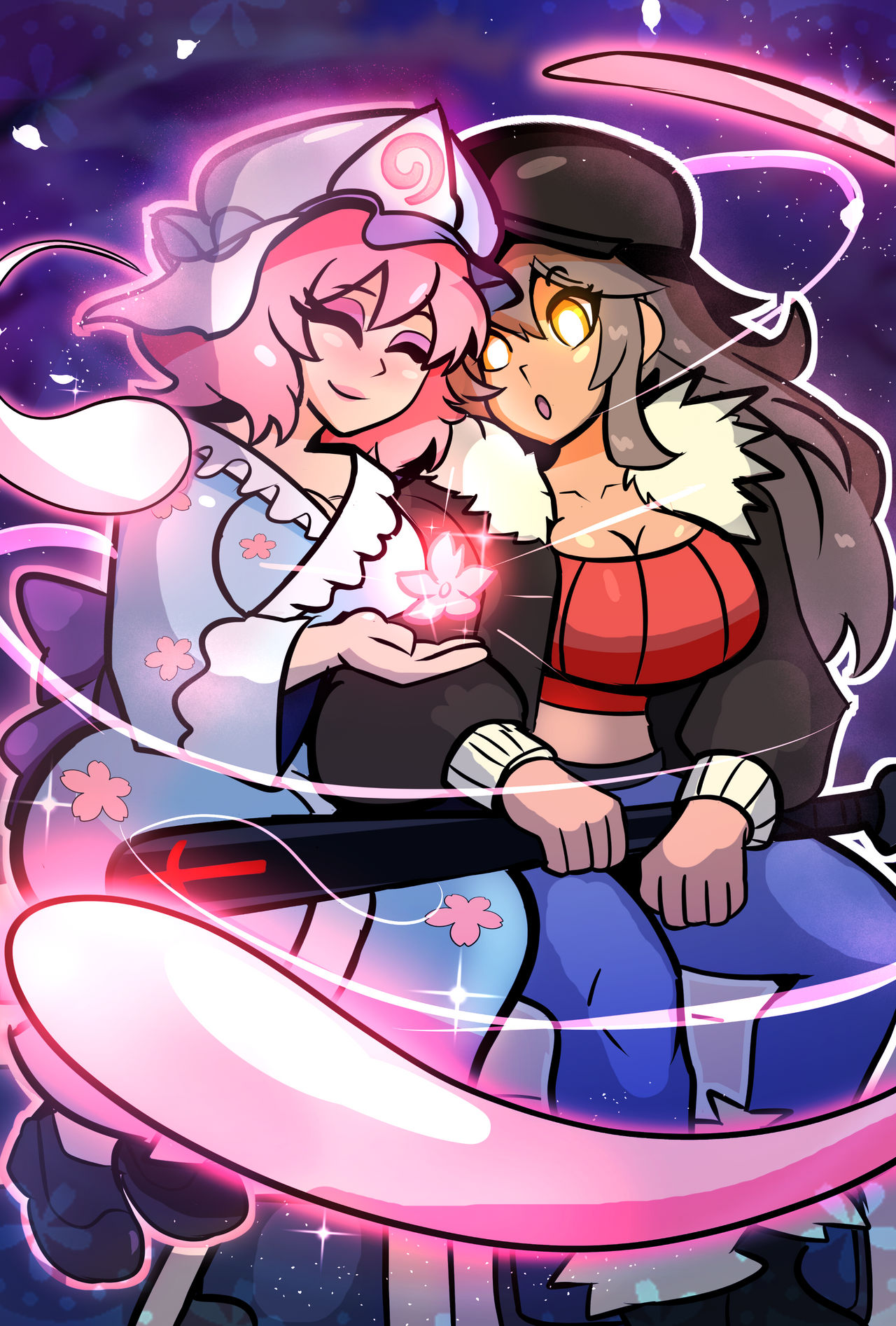 Commission Aria and Yuyuko