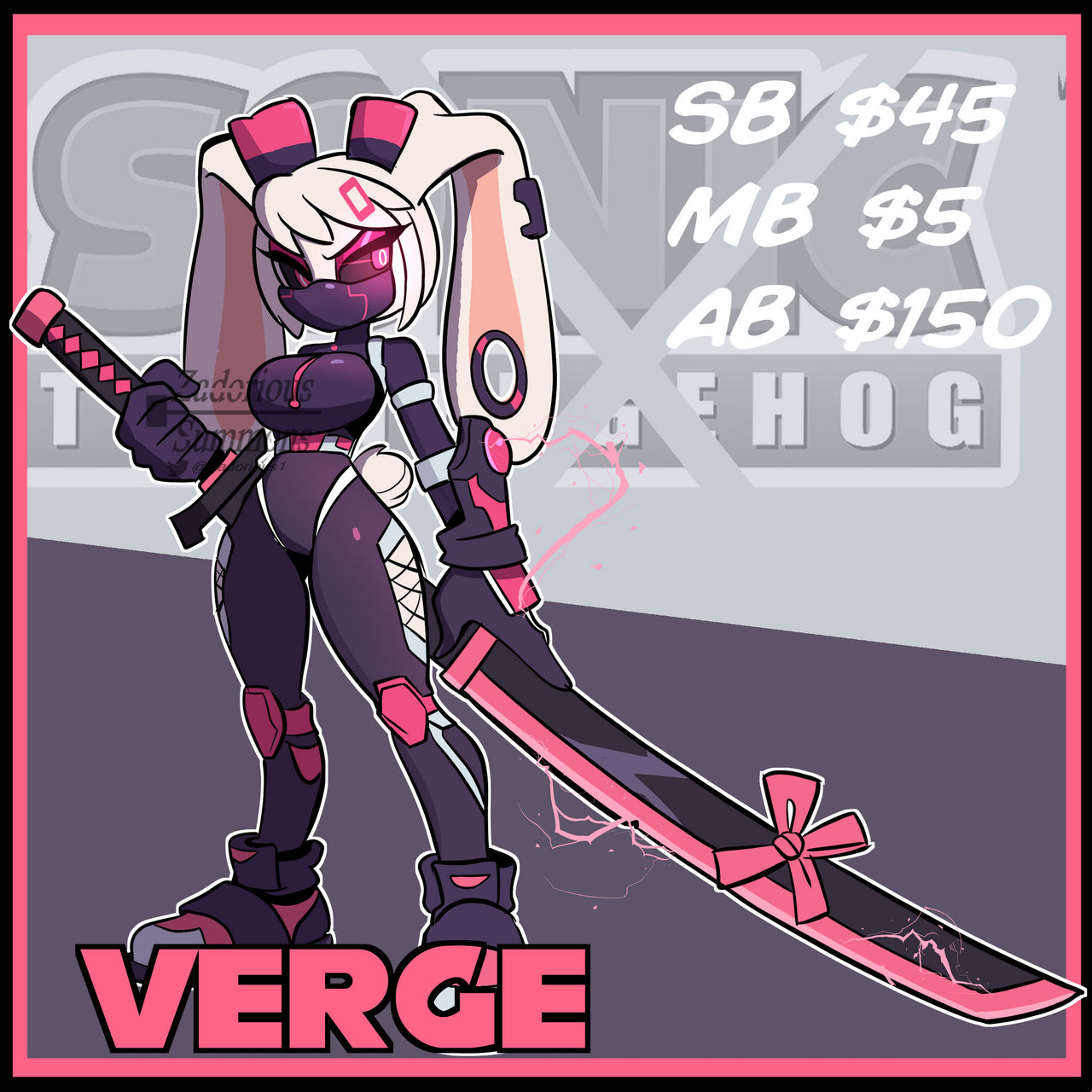 Mobian Bunny Verge Adopt Auction