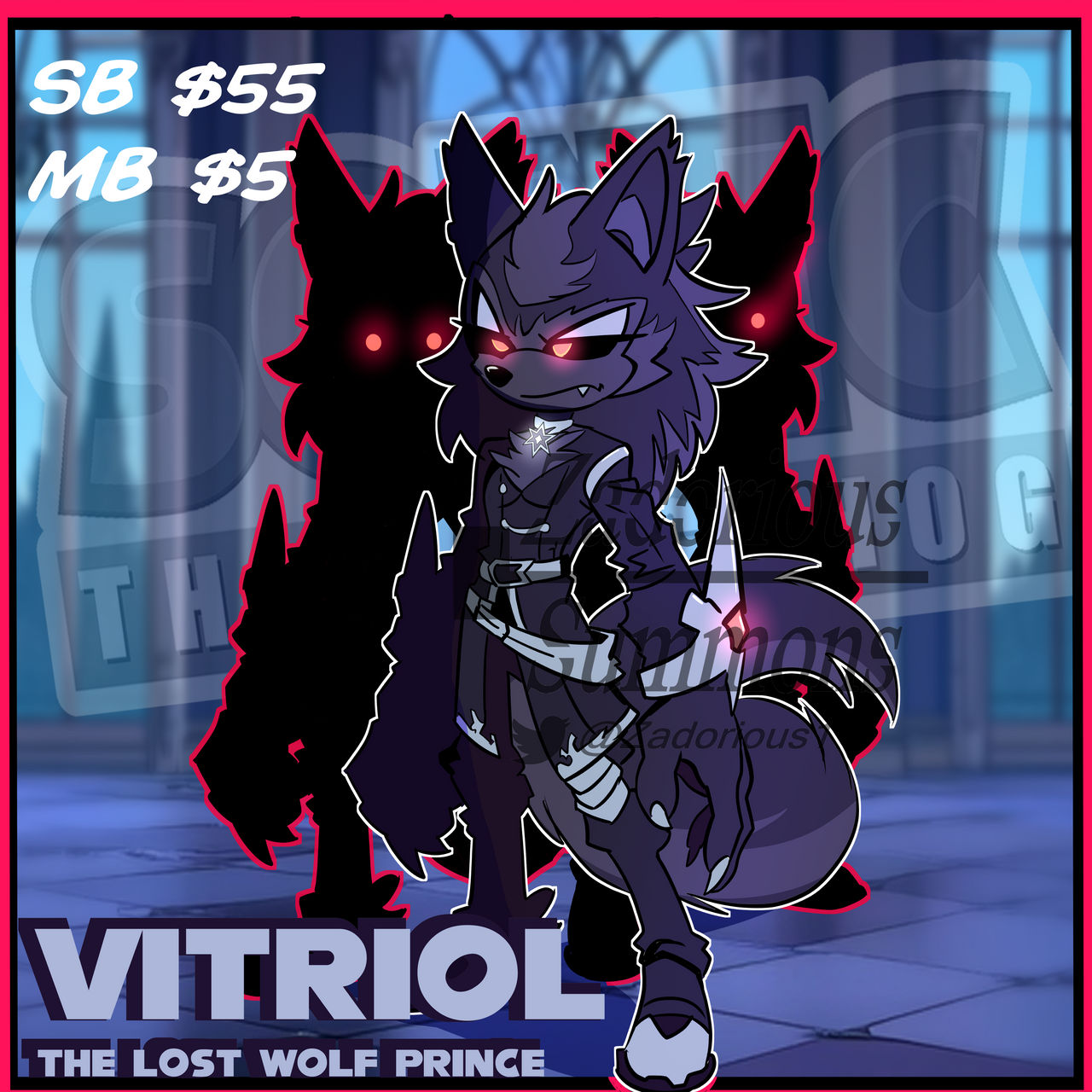 Mobian Vitriol The Lost Wolf Prince Adopt (CLOSED)